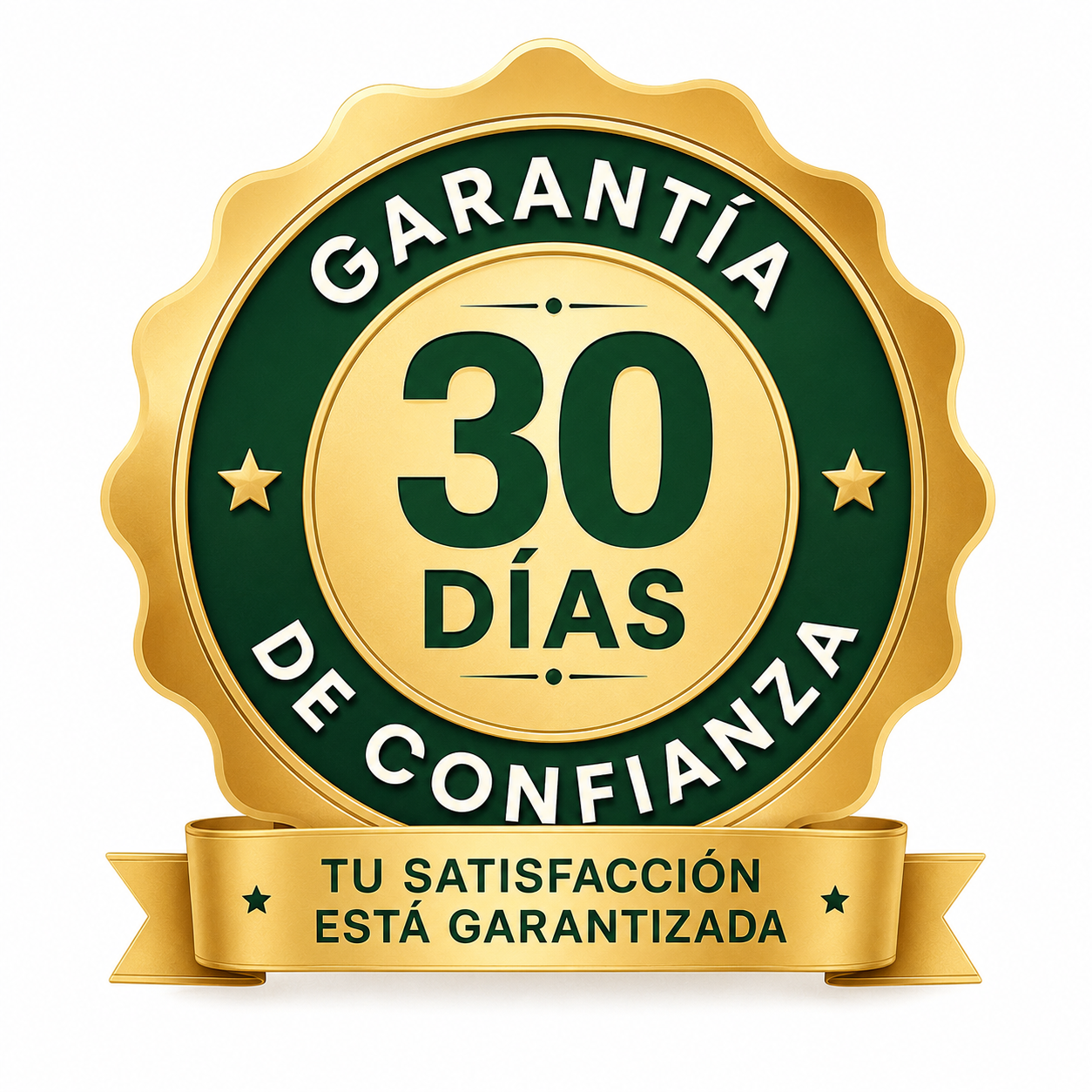 Garantía 100% Satisfacción